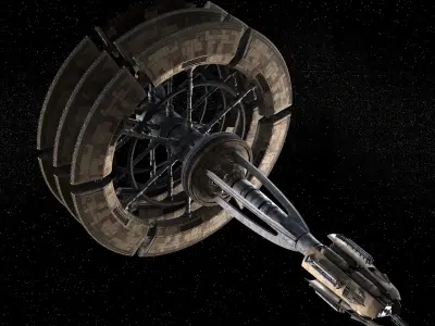 Battlestar Galactica - Ragnar Anchorage 3D model