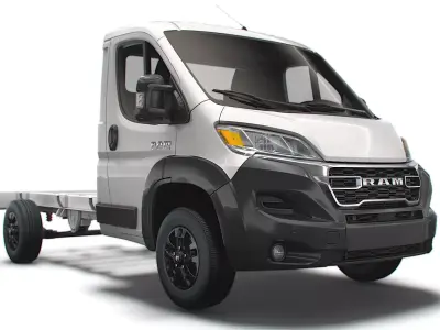RAM Promaster Chassis Truck Single Cab 3450WB 2023 3D model