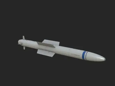 Chinese CM-120 Anti-Radiation Missile CM120 PLAAF Low-poly 3D model