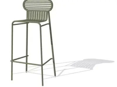 Week-End High Stool by Studio Brichet-Ziegler 3D model