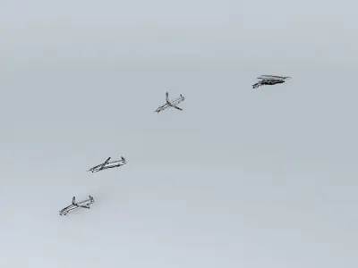 The bad drone UN UAV AGM ARM Guardian MK I unmanned ground at... 3D model