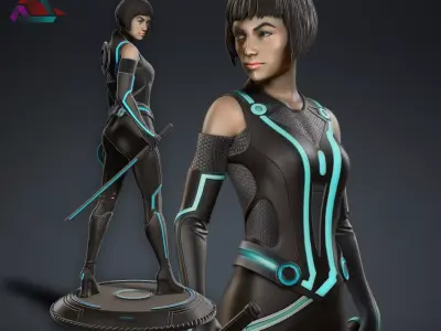 Quorra -  Tron 3D print model purchase