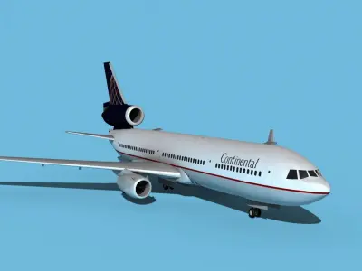 McDonnell Douglas MD-11 Continental 2 3D model