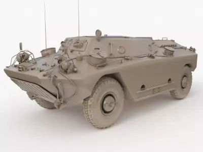 FUG OT 65 Clay V Ray 3D model