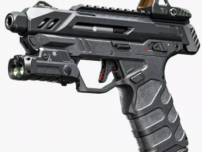 Pistol Concept 3D model