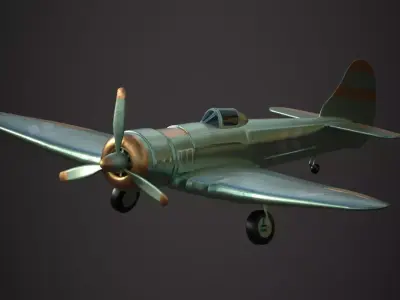 Old Plane 3D model