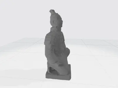 Terracotta Warriors Soldier 3D Model 3D print model