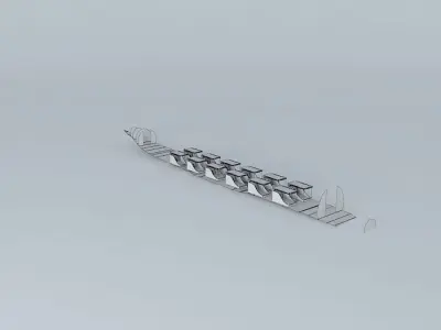 Embraer Erj 350 Interior Free 3D model