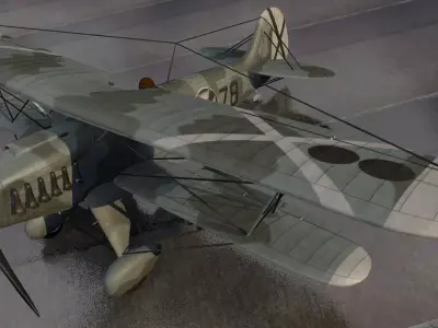Heinkel He-51 A-1 3D model