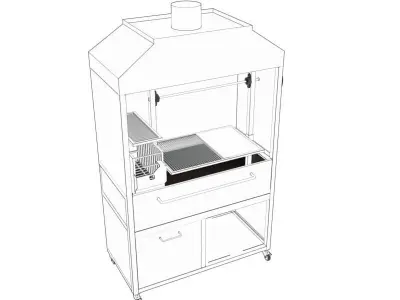 BBQ -BBQ 3D model 3D model