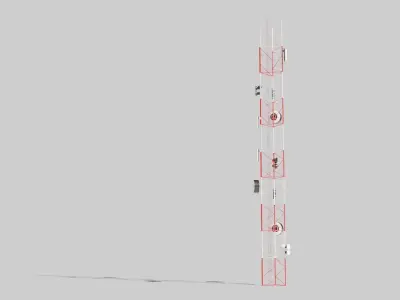 Radio Tower Antenna 02 Free low-poly 3D model