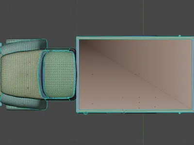 Zil-130 old rusty truck in grass Free 3D model