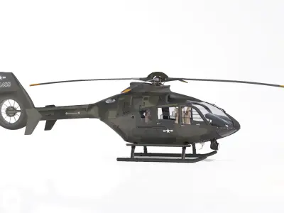 Airbus Helicopter H135 Army 3D model