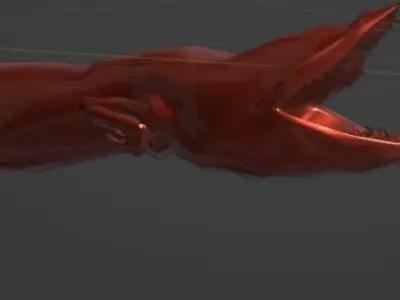 gulpereel  the sea serpent 3D model