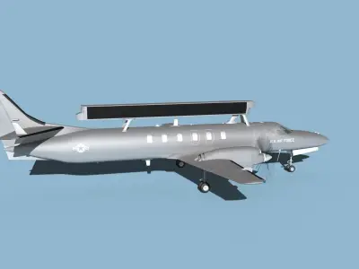 Swearingen RC-26 Condor V01 US Air Force 3D model