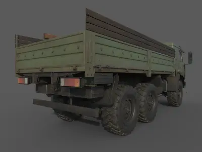 kamaz 5350 3D model