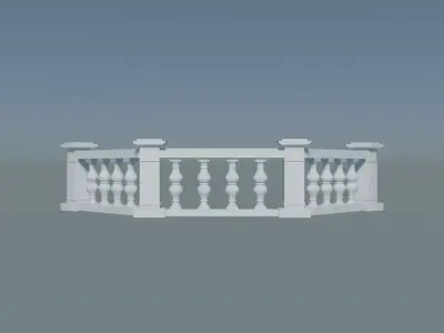Classical Balustrade 3D print model