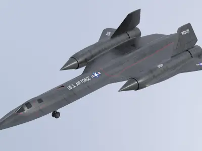 Lockheed SR-71 Blackbird 3D model