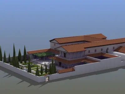 Large Luxury Villa 3D model