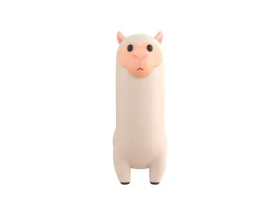 Character030 Alpaca 3D model
