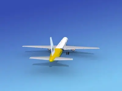 Boeing 757-300 Monarch 2 3D model
