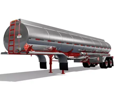 Tanker Trailer 3D model