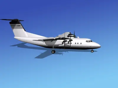Dehavilland DHC-7 Corporate 5 3D model