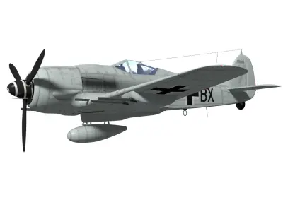 Focke Wulf Fw190 A8 R11 3D model