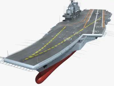 Chinese Liaoning Aircraft Carrier 3D model