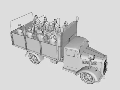 Berlin Police 3D model