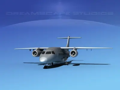 Dornier 328Jet Bare Metal 3D model
