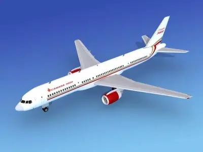 Boeing 757-200 Canada 3000 3D model