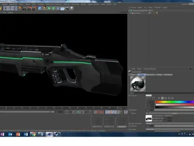 Fusil a Plasma Calibre 12 Free 3D model