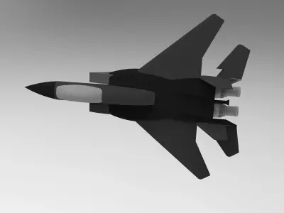 F15 aircraft model 3D model