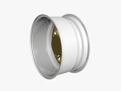 Rim Model gold wheel 3D model