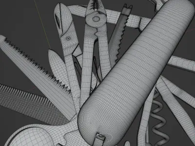 Victorinox SwissChamp Red 1 6795 3D Model 3D model