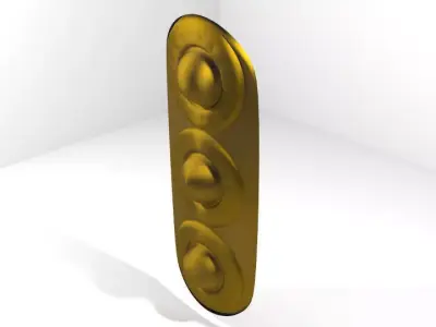 Personal Armor Shield - Medieval Battersea 3D model