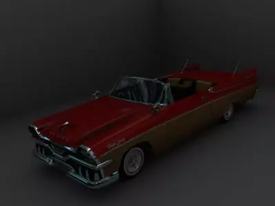 Dodge Royal Lancer Cabrio Free low-poly 3D model