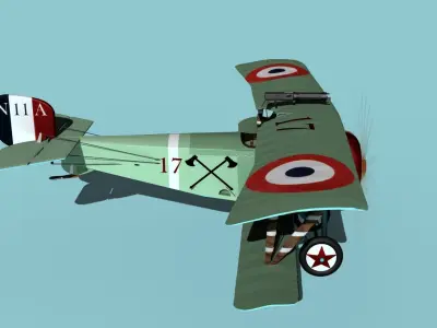 Nieuport 11 VHP V11 3D model