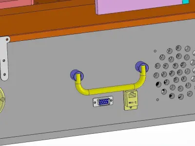 Testing machine 3D model