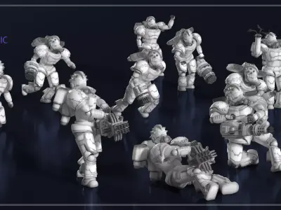 Sci Fi Commando Free 3D print model