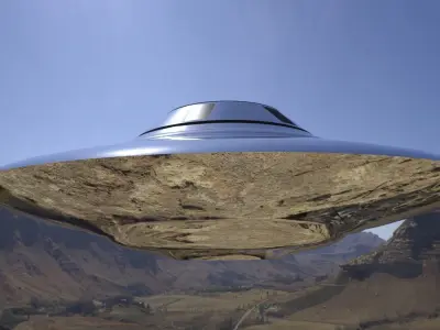 Bob Lazar Sport Model Flying Saucer 3D model
