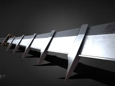 Zabimaru Bleach Low-poly 3D model