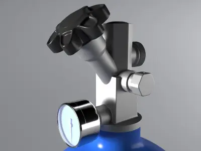 nitrous oxide system 3D model
