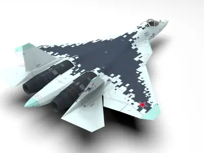 Sukhoi Su-57 Felon Russia 3D model
