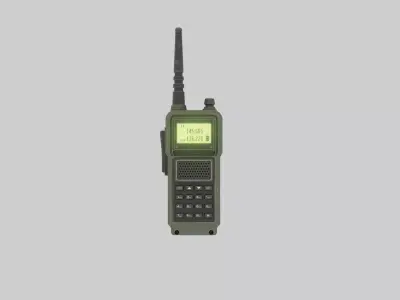 Handheld Radio - military Free 3D model