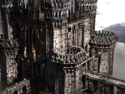 Sir Kay Kastle fortress 2 3D model