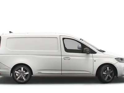 Volkswagen Caddy Commerce Pro Van Maxi 2021 3D model