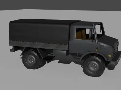unimog military vehicle 3D model