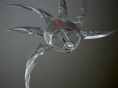 Predator shuriken 3D model